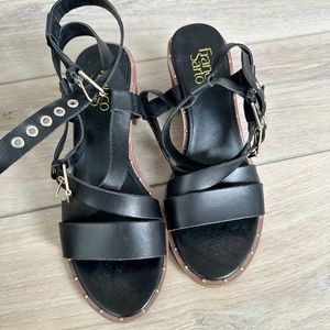Franco Sarto black sandals